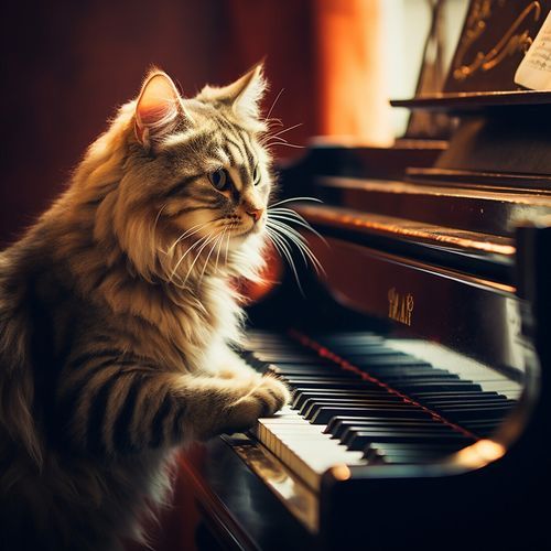 Serene Echo Piano Cats cover art