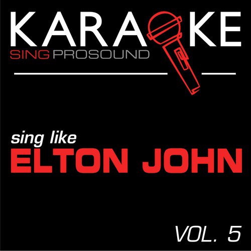 Daniel (In the Style of Elton John) [Karaoke with Background Vocal] cover art