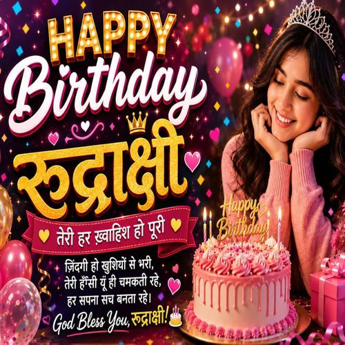 Happy Birthday Rudrakshi