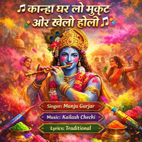 Kanha Ghar Lo Mukut Aur Khelo Holo