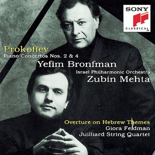 Prokofiev: Piano Concertos Nos. 2, 4 & Overture on Hebrew Themes