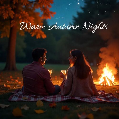 Warm Autumn Nights: Romantic Jazz Background_poster_image