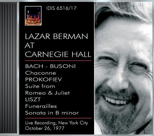 Berman, Lazar: Lazar Berman at Carnegie Hall (26 October 1977)_poster_image