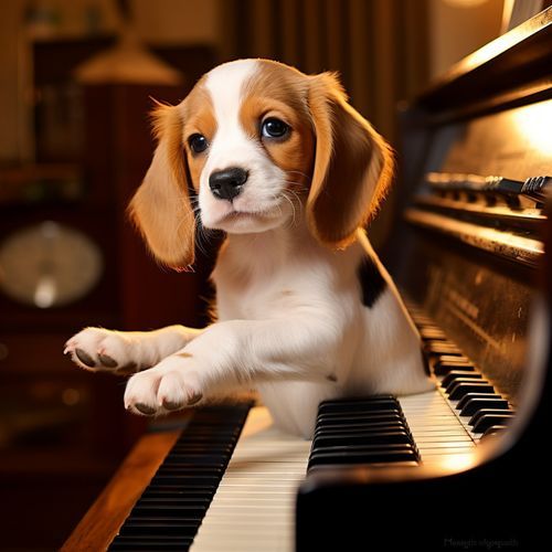 Piano Paws: Dogs Playful Riffs_poster_image