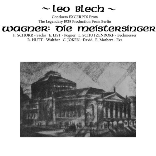 Die Meistersinger von Nurnberg, Act II: From "Hab ich heut' Singstund?" to "ein Meister deinen Wahl"