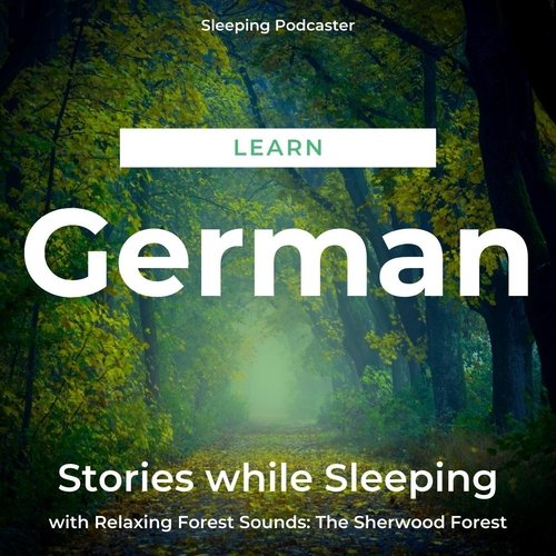 Learn German Stories While Sleeping with Relaxing Forest Sounds: The Sherwood Forest, Pt. 45 cover art