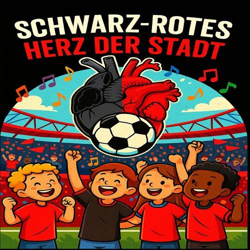 Schwarz Rotes Herz Der Stadt cover art
