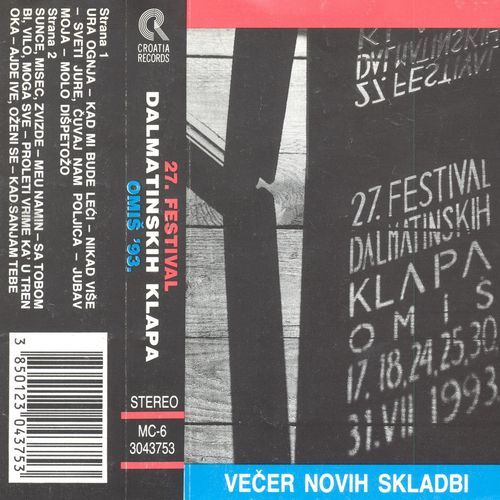 27. Festival Dalmatinskih Klapa Omiš '93.