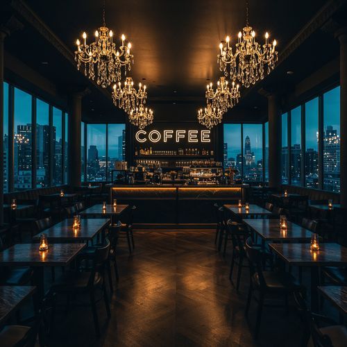 Luxury Coffeehouse Jazz in the City