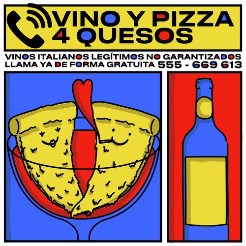 Vino y Pizza 4 Quesos_poster_image