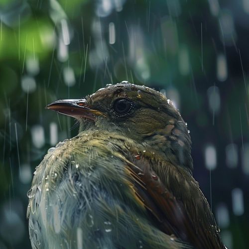 Serene Binaural Sounds: Nature Birds and Rain Melodies