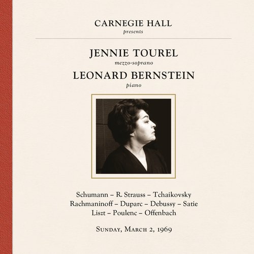 Jennie Tourel and Leonard Bernstein at Carnegie Hall, New York City, March 2, 1969_poster_image