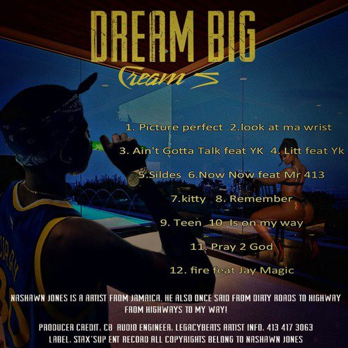 Dream Big '' cream 5''