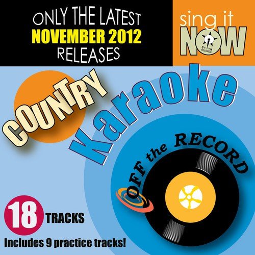 November 2012 Country Hits Karaoke