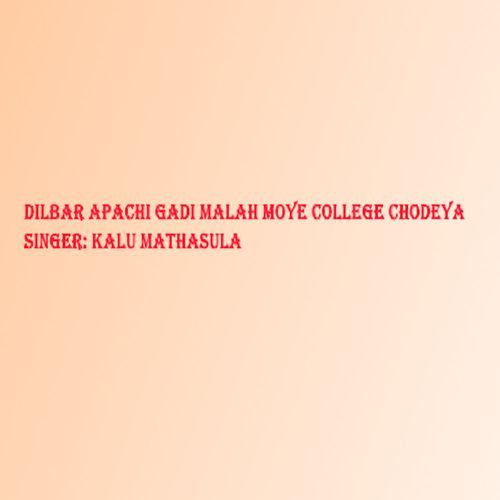 Dilbar Apachi Gadi Malah Moye College Chodeya