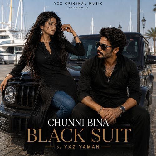 Chunni Bina Black Suit