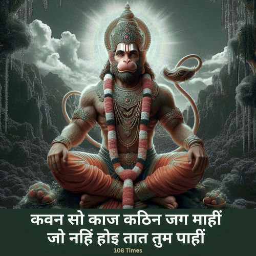 कवन सो काज कठिन जग माहीं ,जो नहिं होइ तात तुम पाहीं (108 Times)