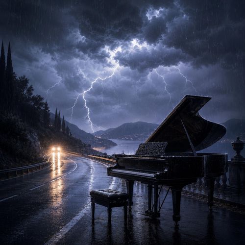 Storm Over the Empty Road