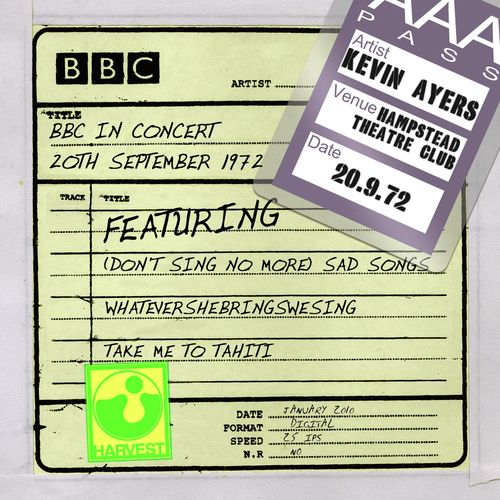 BBC In Concert [Hampstead Theatre Club, 20th September 1972] (Hampstead Theatre Club, 20th September 1972)