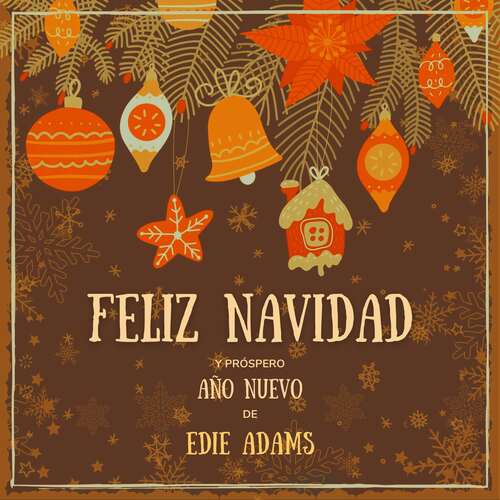 Feliz Navidad y próspero Año Nuevo de Edie Adams