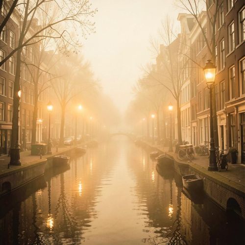 Morning Focus Amsterdam Background
