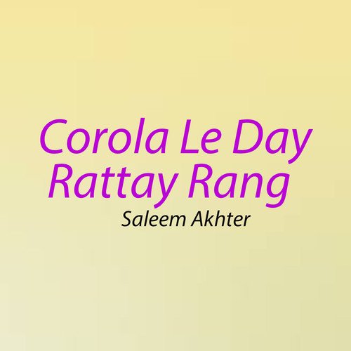 Corola Le Day Rattay Rang