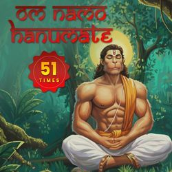Om Namo Hanumate 51 Times