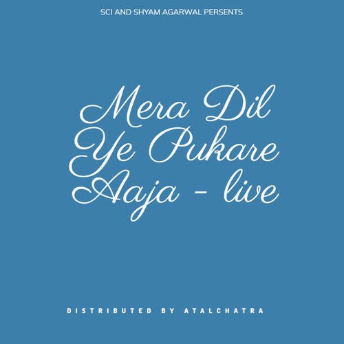 Mera Dil Ye Pukare Aaja - live
