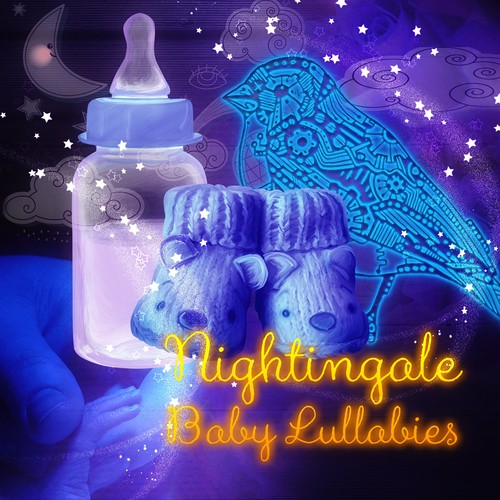 Nightingale - Baby Lullabies, Calm Music with Nature Sounds to Calm Down and Fall Asleep, Sleep Aid, White Noise