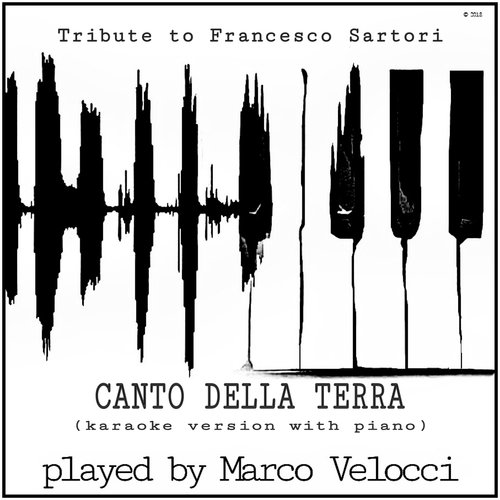 Canto della terra (Karaoke version with piano)