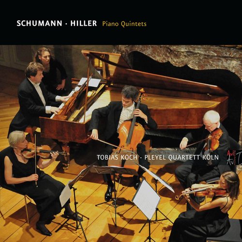 Schumann &amp; Hiller: Piano Quintets_poster_image