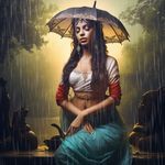 Mindful Meditation in Rain