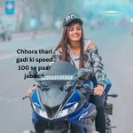 Chhora thari gadi ki speed 100 se paar jabe ch