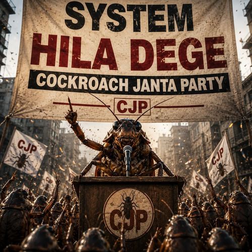 System Hila Dege Cockroach Janta Party