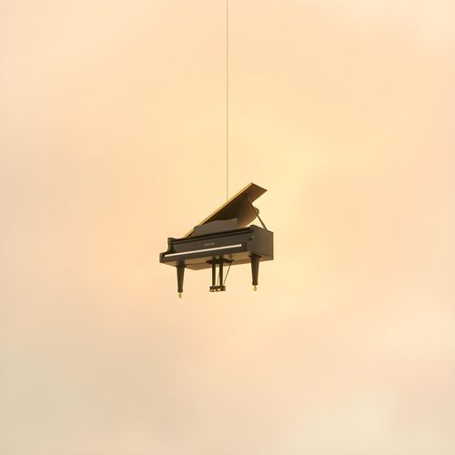 Sharp Focus Minimalist Piano