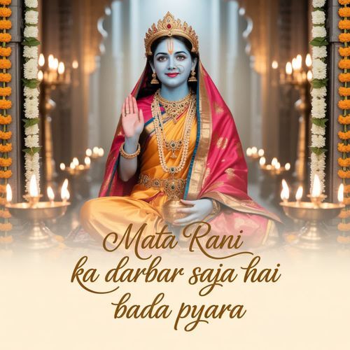 Mata Rani ka darbar saja hai bada pyara