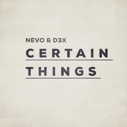 Certain Things cover art