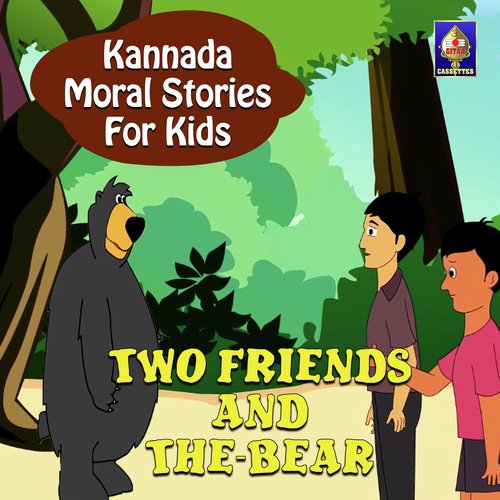 Kannada Moral Stories for Kids - Two Friends And The Bear_poster_image