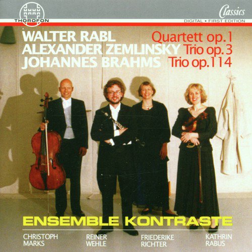 Rabl, Zemlinsky, Brahms