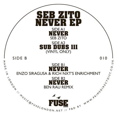 Never (Enzo Siragusa & Rich NxT's Enrichment) cover art