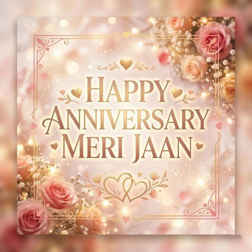Happy Anniversary Meri Jaan