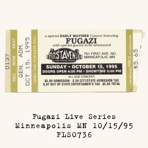 Live at First Avenue Minneapolis MN USA 10/15/95_FLS0736 (Live)