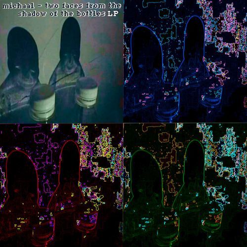 two faces from the shadow of the bottles LP