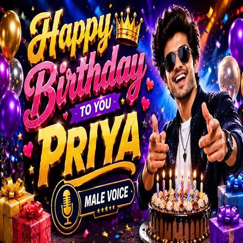 Happy Birthday To You Priya Male Voice