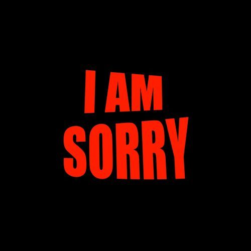 I am sorry