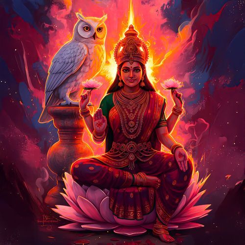 Maha Laxmi Mantra - Om Shreem Hreem Kleem Mahalakshmi Namah
