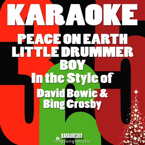 Peace on Earth Little Drummer Boy (In the Style of David Bowie & Bing Crosby) [Karaoke Version]