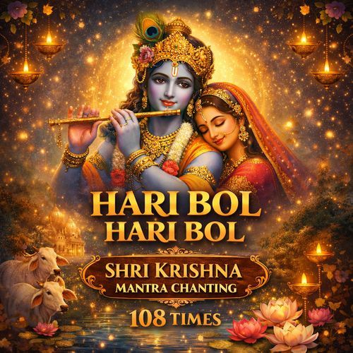 HARI BOL HARI BOL SHRI KRISHNA MANTRA CHANTING 108 TIMES