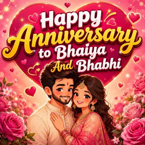 Happy Anniversary To Bhaiya And Bhabhi