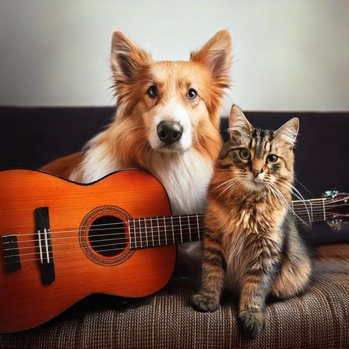 Comfort for Pets: Gentle Guitar Sounds